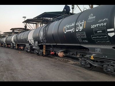 حمل ریلی ۲۰ هزار و ۳۰۰ تن گازوئیل از بندر امیرآباد به شمتیغ افغانستان