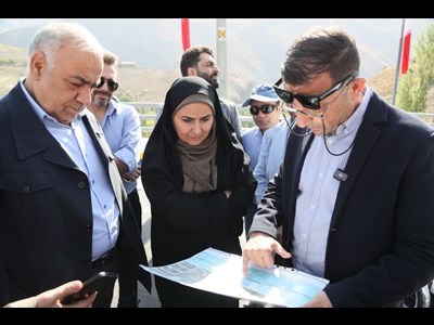 بازدید وزیر راه و شهرسازی از آخرین مراحل اجرایی باند شرقی منطقه ۲ آزادراه تهران-شمال