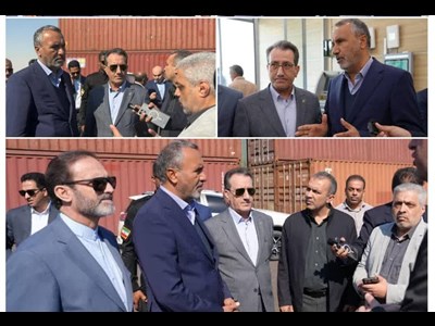 بازدید اعضای کمیسیون عمران مجلس از بندر شهید رجایی