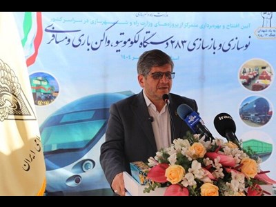 ورود ۲۸۳ دستگاه ناوگان تولید داخل و بازسازی شده به شبکه ریلی