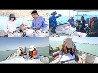 پایش آلودگی‌های دریایی مَکُران  در ۱۵۶ ایستگاه انجام شد