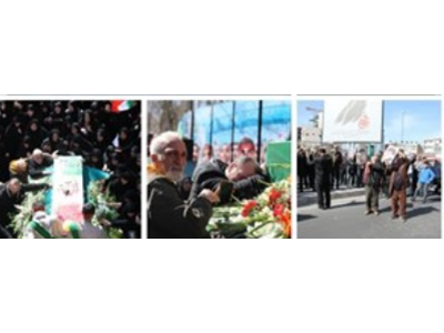 تشییع پیکر مطهر شهید «ناوبانیکم محمد حسین قهرمان‌وند» از شهدای ناوشکن جماران
