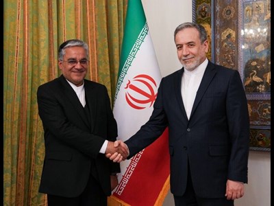 دیدار رئیس جدید دفتر حفاظت منافع جمهوری اسلامی ایران در قاهره با وزیر امور خارجه