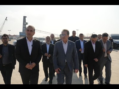 بازدید مدیرعامل سازمان بنادر از بندر کاسپین