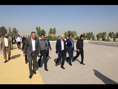 بازدید وزیر حملونقل ترکمنستان از بندر خشک ریلی تهران