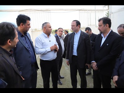 بازدید دبیر شورای‌عالی مناطق آزاد از واحدهای نمونه تولید خوراک و فرآوری آبزیان در منطقه آزاد مازندران