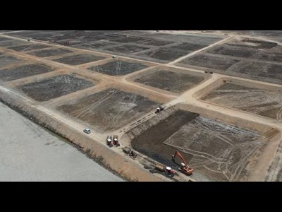 پیشرفت ۶۰ درصدی احداث زیرساختهای مجتمع پرورش میگوی ۱۱۱۱ هکتاری خلیج فارس در هندیجان