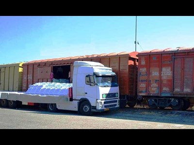 رشد ۲۰ درصدی حمل بارهای بین‌المللی راه‌آهن