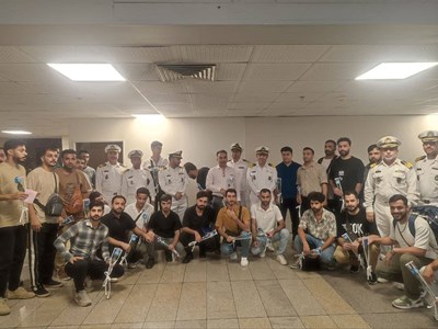 بازگشت کارکنان  «ناو لاوان» به کشور پس از ۷ ماه
