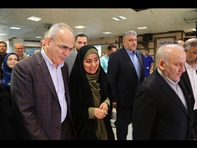 بازدید وزیر راه و شهرسازی از بیمارستان امام خمینی(ره) ساری در سالروز ولادت حضرت زینب(س)