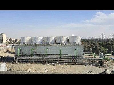 نوسازی برج خنک‌کن واحد یک بخار نیروگاه بعثت به پایان رسید