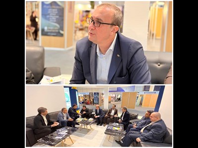 حضور عضو هیأت‌مدیره اتحادیه صنایع و کارآفرینان ترکمنستان در پاویون مناطق آزاد ایران در کیش اکسپو 2025