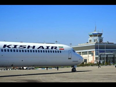 نخستین پرواز مسافری از فرودگاه اردبیل به مقصد کیش انجام شد