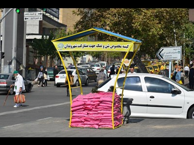 احداث سازه های مخصوص دپوی شن مخصوص در شمال تهران