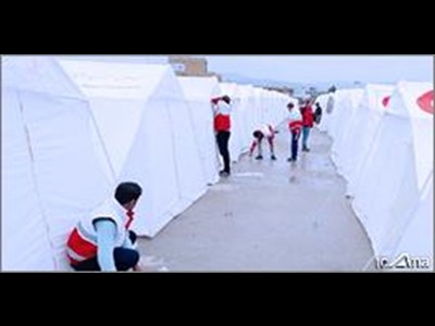 جمعیت هلال احمر برای ممانعت از فروش چادرها دفترچه سهمیه‌بندی صادر کرده است