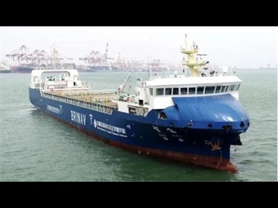 اولین کشتی کانتینری خودران در چین به بهره برداری رسید