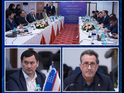 نشست مشترک وزیر حمل و نقل ازبکستان و مدیرعامل سازمان بنادر و دریانوردی