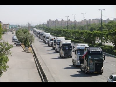 تداوم فعالیت چرخه حمل‌ونقل جاده‌ای با جابه‌جایی ۹۰ میلیون تُن کالا در دو ماهه نخست سال جاری