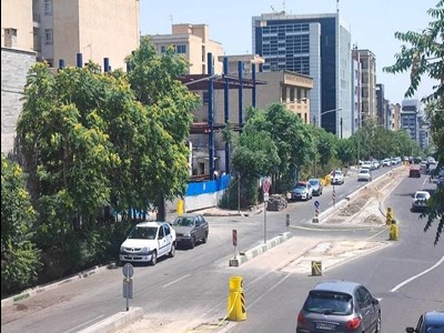 افزایش ظرفیت تردد خودروها در مسیر شمال به جنوب خیابان شیخ‌بهایی امکان پذیر شد