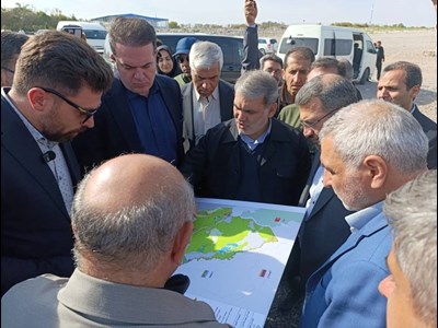 بازدید اعضای کمیسیون از سد ارس