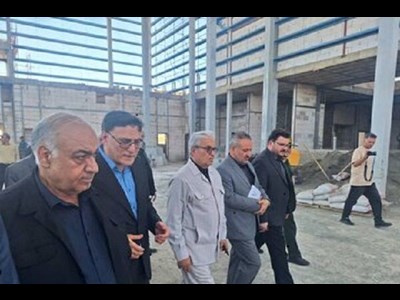 بازدید مدیرعامل شرکت ساخت و توسعه از روند ساخت ایستگاه راه‌آهن سبزوار