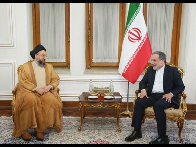 دیدار رهبر جریان حکمت ملی عراق با وزیر امور خارجه