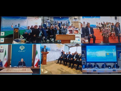 افتتاح ۹ نیروگاه خورشیدی به ظرفیت ۱۰۰ مگاوات توسط رئیسجمهور