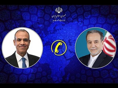 رایزنی تلفنی وزرای امور خارجه ایران و مصر و تاکید بر ضرورت اقدام فوری جهت توقف جنایات رژیم اسرائیل در غزه