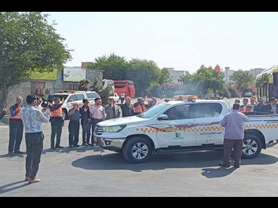 اعزام گروه ۱۵ نفره راهداری و حمل و نقل جاده‌ای گلستان به مرز مهران