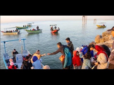 سفر دریایی کودکانه به جنگل حرای شمال تنگه هرمز با سکانداری «خواجه عطا»