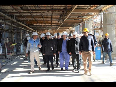 بازدید معاون وزیر نفت از پروژه‌های CCR و پست برق شهری پالایشگاه تهران