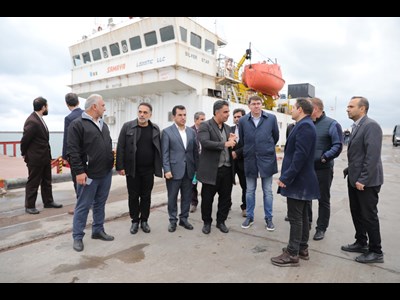 بازدید هیئت اقتصادی روسیه از منطقه آزاد انزلی و بندر کاسپینن
