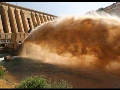 نبرد رسوبات با منابع آبی در سدهای خالی