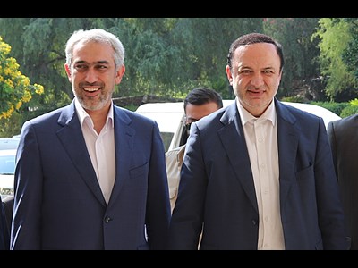 سفر وزیر اقتصاد با همراهی رضا مسرور به منطقه آزاد ارس