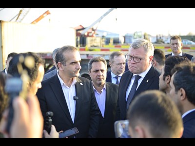 ایگور بابوشکین، استاندار آستراخان روسیه از منطقه آزاد انزلی بازدید کرد