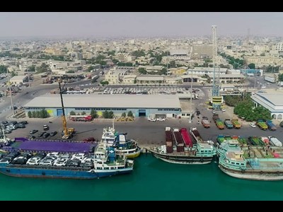 صادرات ۳۰۶ میلیون تن کالا از بنادر غرب هرمزگان طی سال جاری