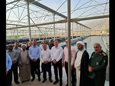 افتتاح مجتمع تولید جلبک اسپیرولینا در تنگستان با حضور استاندار بوشهر