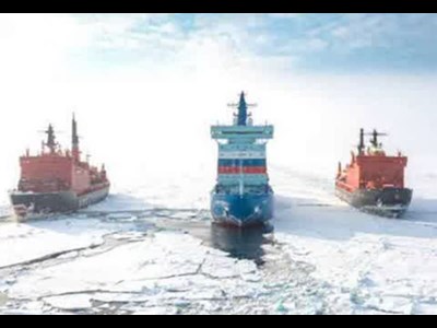 گرمای تجارت روسیه و چین در سرمای قطب شمال