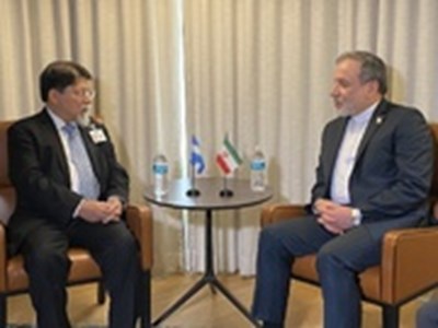دیدار وزیر امور خارجه جمهوری اسلامی ایران با وزیر امور خارجه نیکاراگوئه