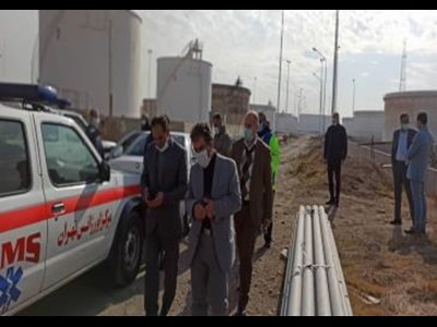 بازدید معاون امنیتی انتظامی فرمانداری تهران از انبارهای نفت