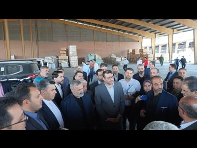 بازدید مشترک معاونین وزیر اقتصاد و رئیس ستاد مبارزه با قاچاق کالا از گمرک شهریار