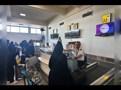 نخستین پرواز اربعین "هما" از مشهد به مقصد نجف انجام شد