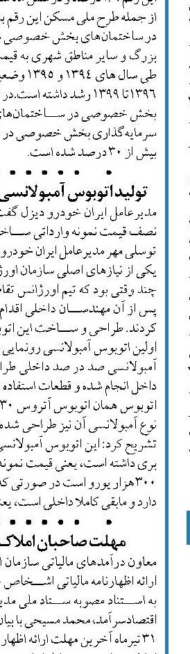  مجلس نسبت به مسئله مسکن  بسیار حساس است