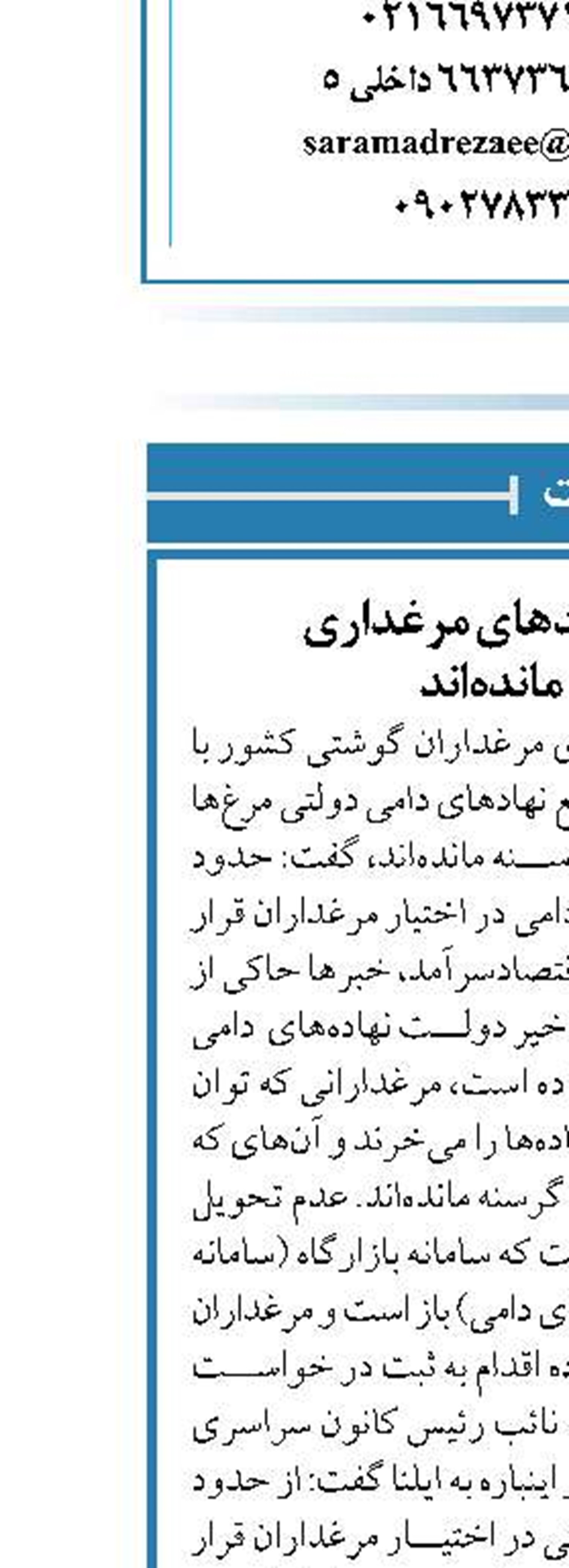 مرغ‌ها در واحدهای مرغداری  گرسنه مانده‌اند