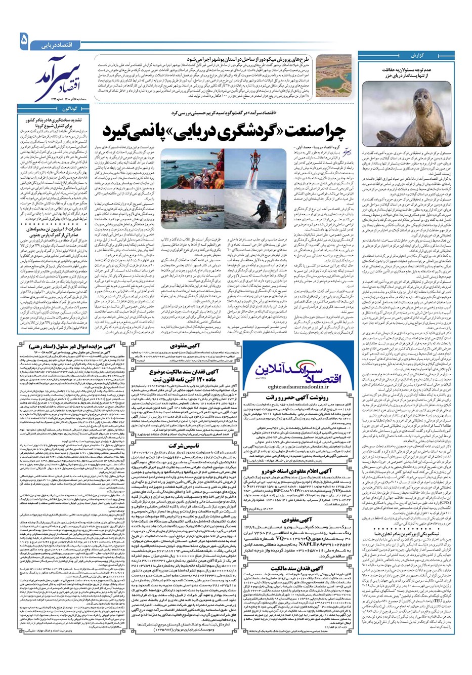 روزنامه تاریخ ۱۶ آذر ۱۴۰۰