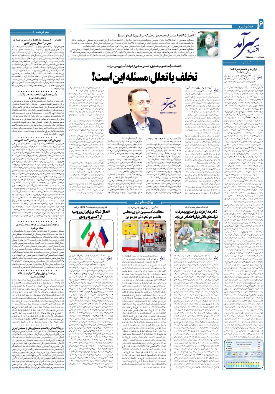 روزنامه تاریخ ۱۸ دی ۱۴۰۰