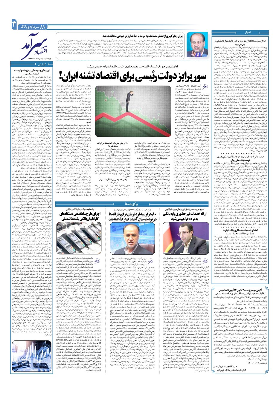 روزنامه تاریخ ۲۷ بهمن ۱۴۰۰
