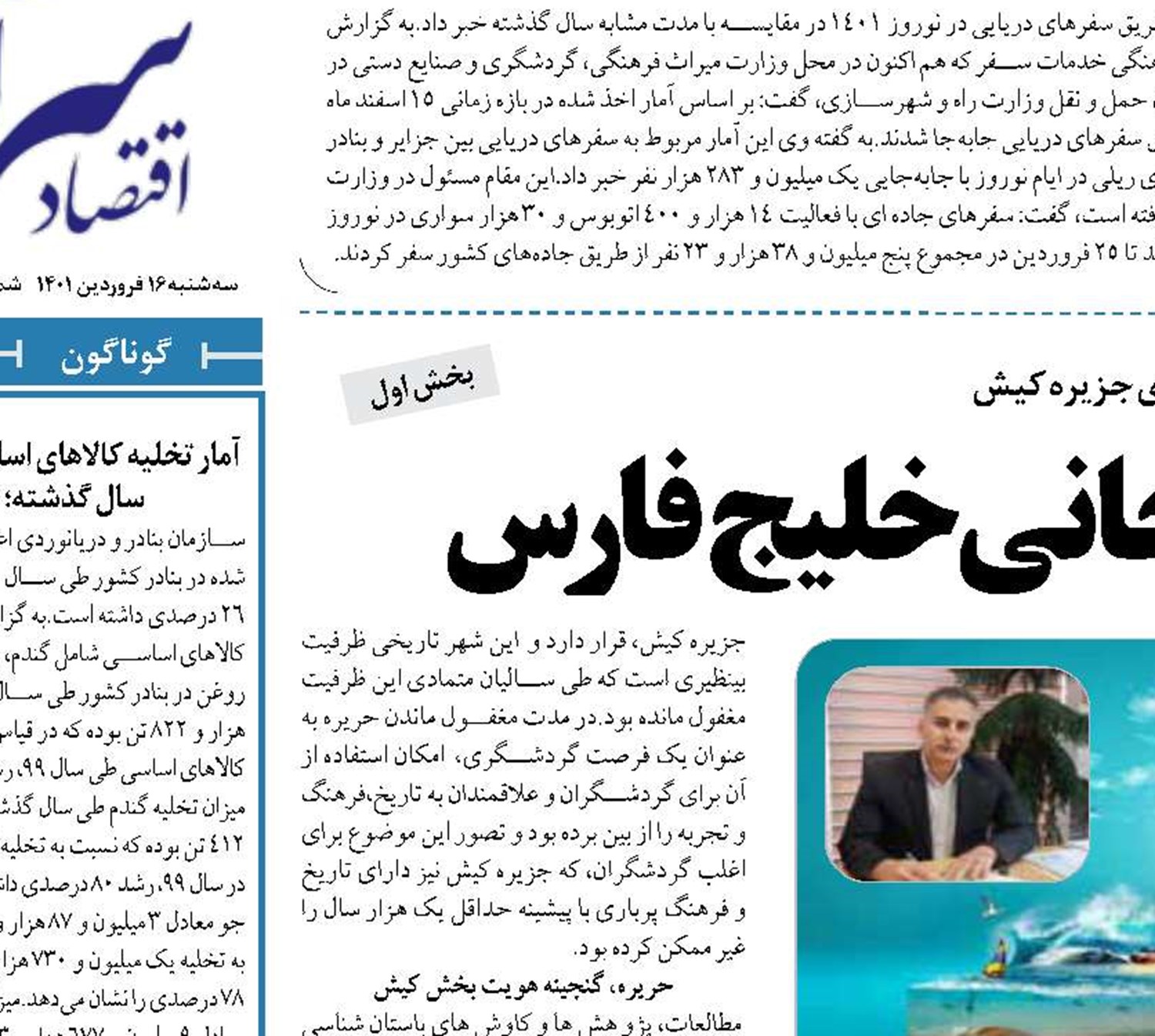 تنها جزیره متفاوت مرجانی خلیج فارس