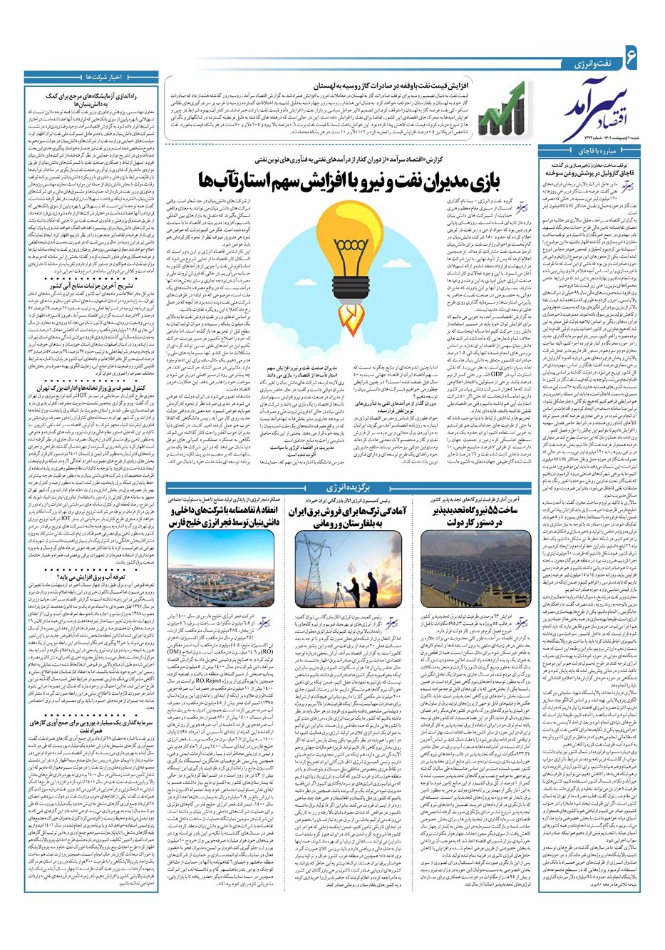 روزنامه تاریخ ۱۰ اردیبهشت ۱۴۰۱
