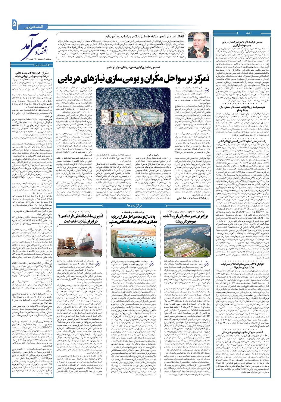 روزنامه تاریخ ۲۰ اردیبهشت ۱۴۰۱